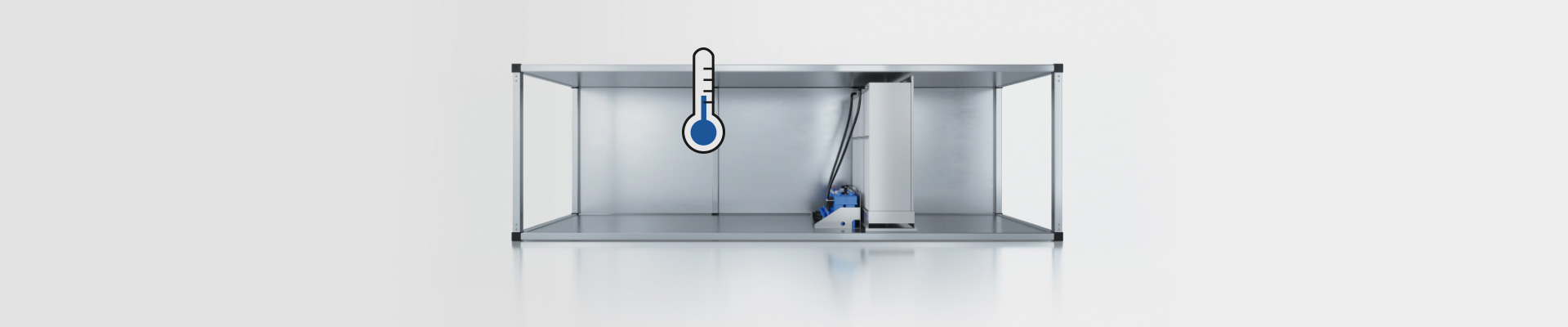 Header adiabatic cooling